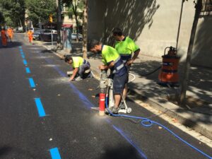 Instalación de sensores de aparcamiento en Barcelona