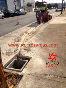 2ª Fase con microzanja en Hospitalet de l’Infant