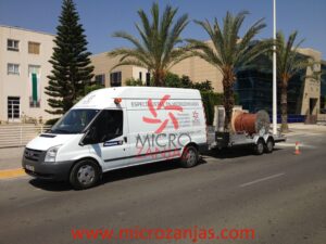 Tendido para fibra óptica con microzanja en Alicante
