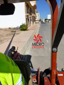 Albatera apuesta por la microzanja