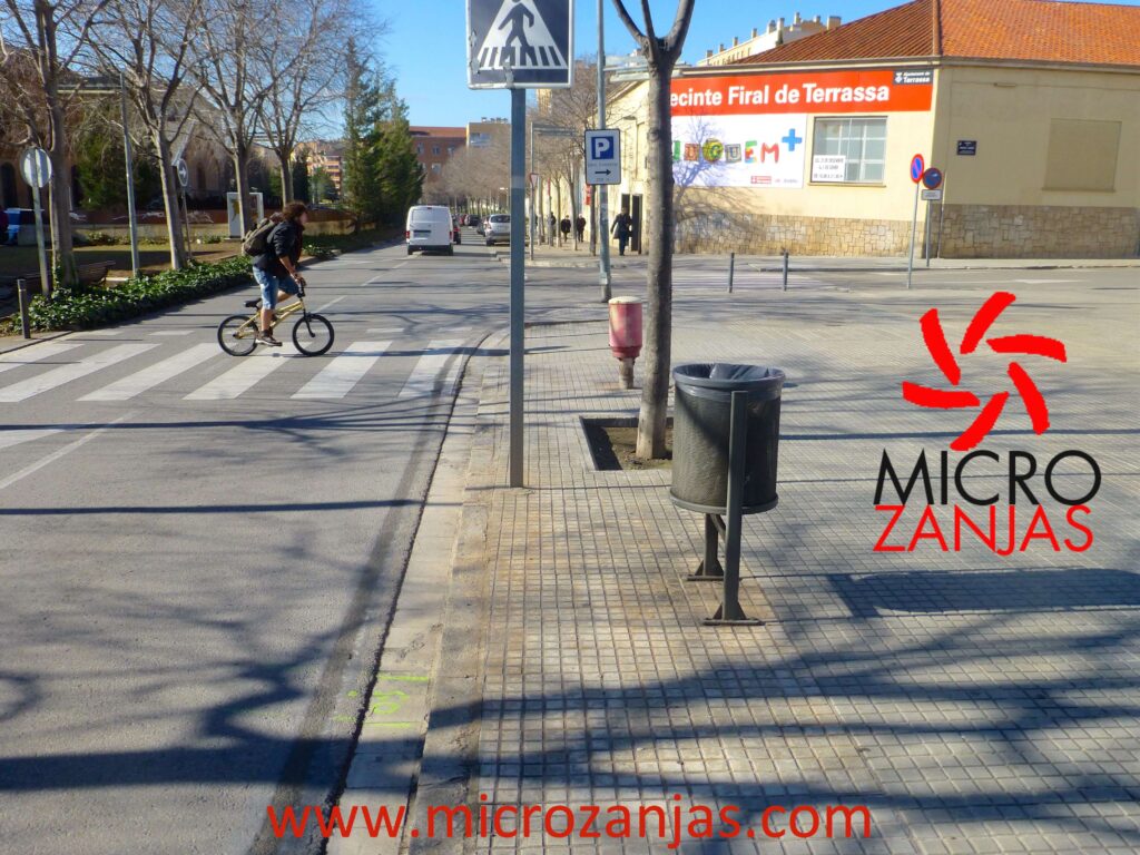 Conexión del recinto ferial con microzanja